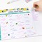 bloom daily planners Planning Pad, 8.5" x 11", Horizontal Meal Planning Pad with Magnets, Lemons